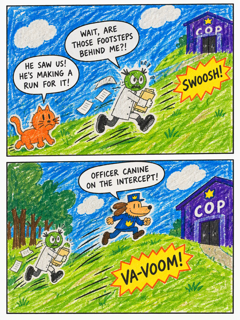 The Mysterious Green Stranger (page 2 of 4)