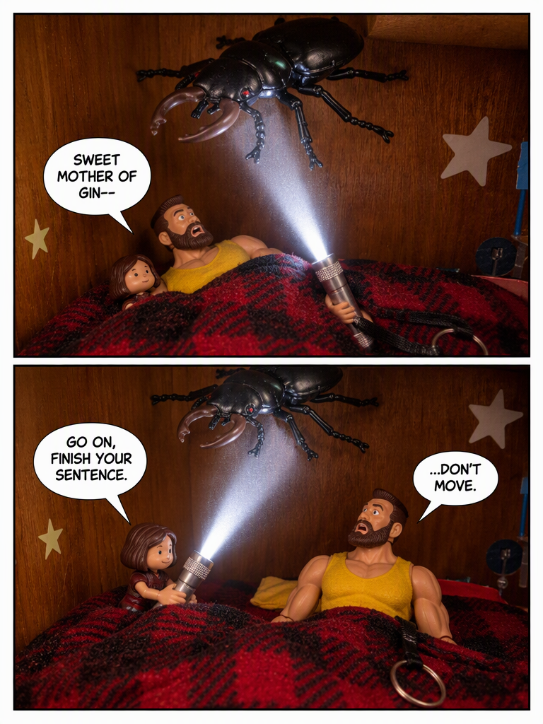 Night Watch on the Wood Shelf (page 4 of 4)
