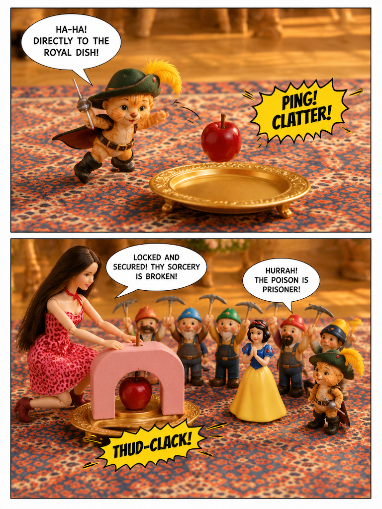 The Enchanted Apple and the Seven Dwarfs (page 3 of 4)