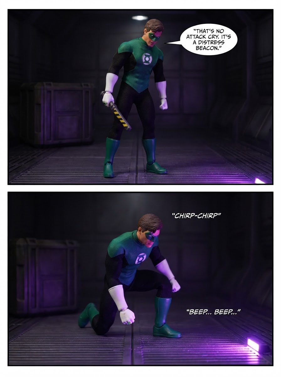 Green Lantern - Purge Override - Comic Story ; part 8 (page 1 of 4)