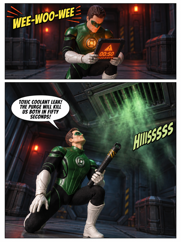 Green Lantern - Purge Override - Comic Story ; part 8 (page 3 of 4)