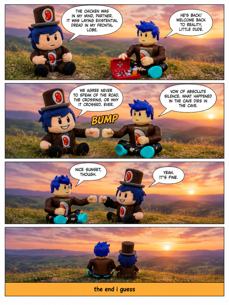 holy cow the chicken crossed the road!? (page 20 of 20)