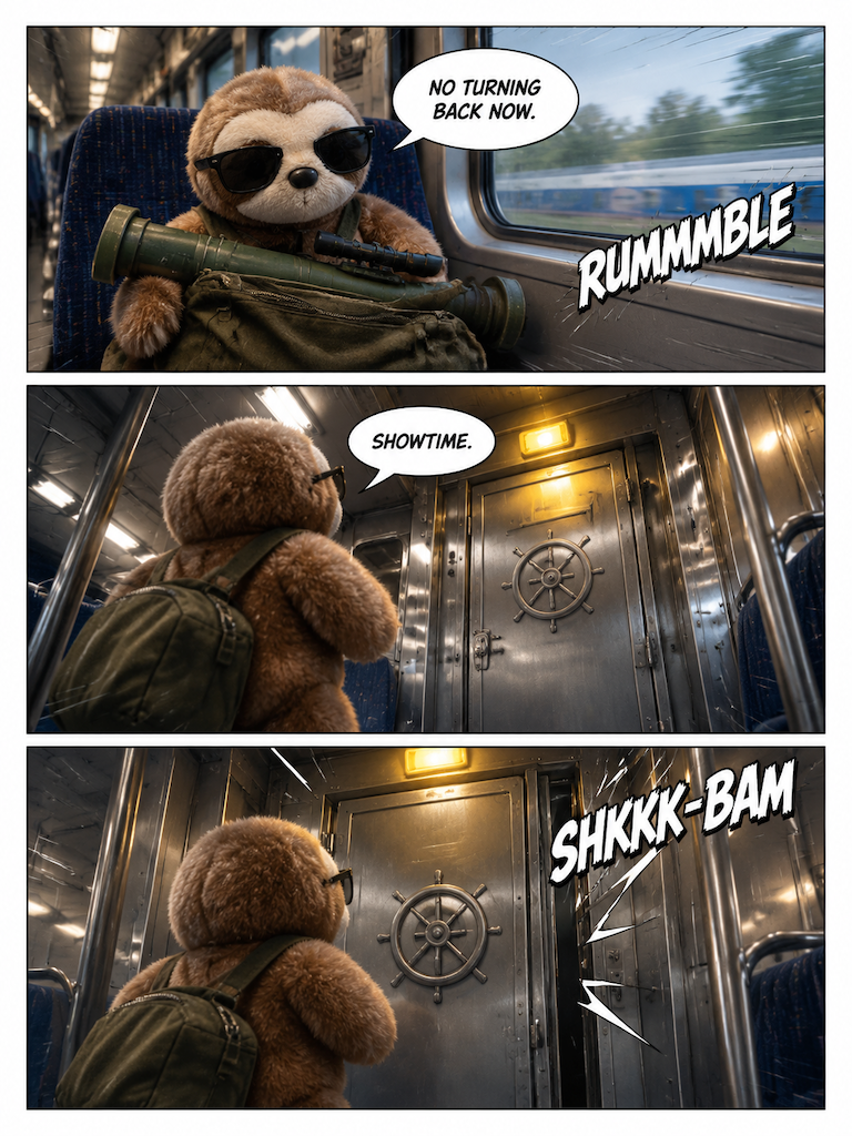The Sloth Train Heist (page 2 of 4)