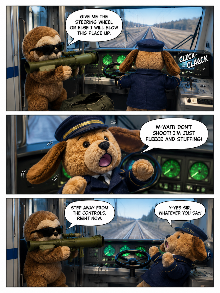 The Sloth Train Heist (page 3 of 4)