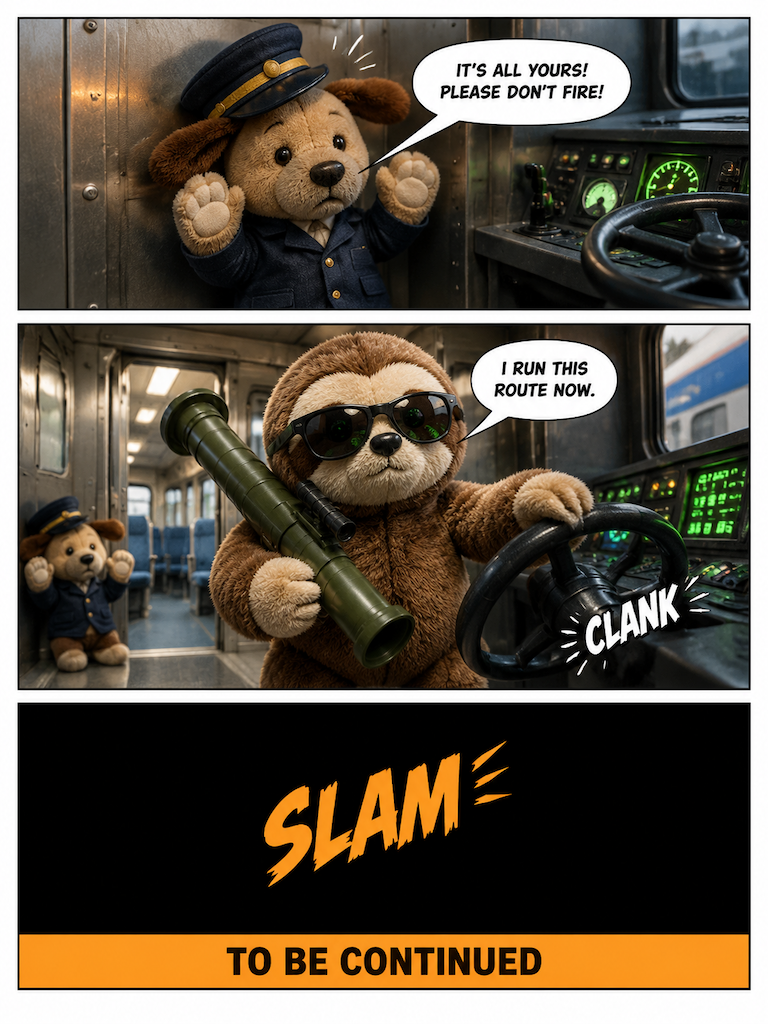The Sloth Train Heist (page 4 of 4)