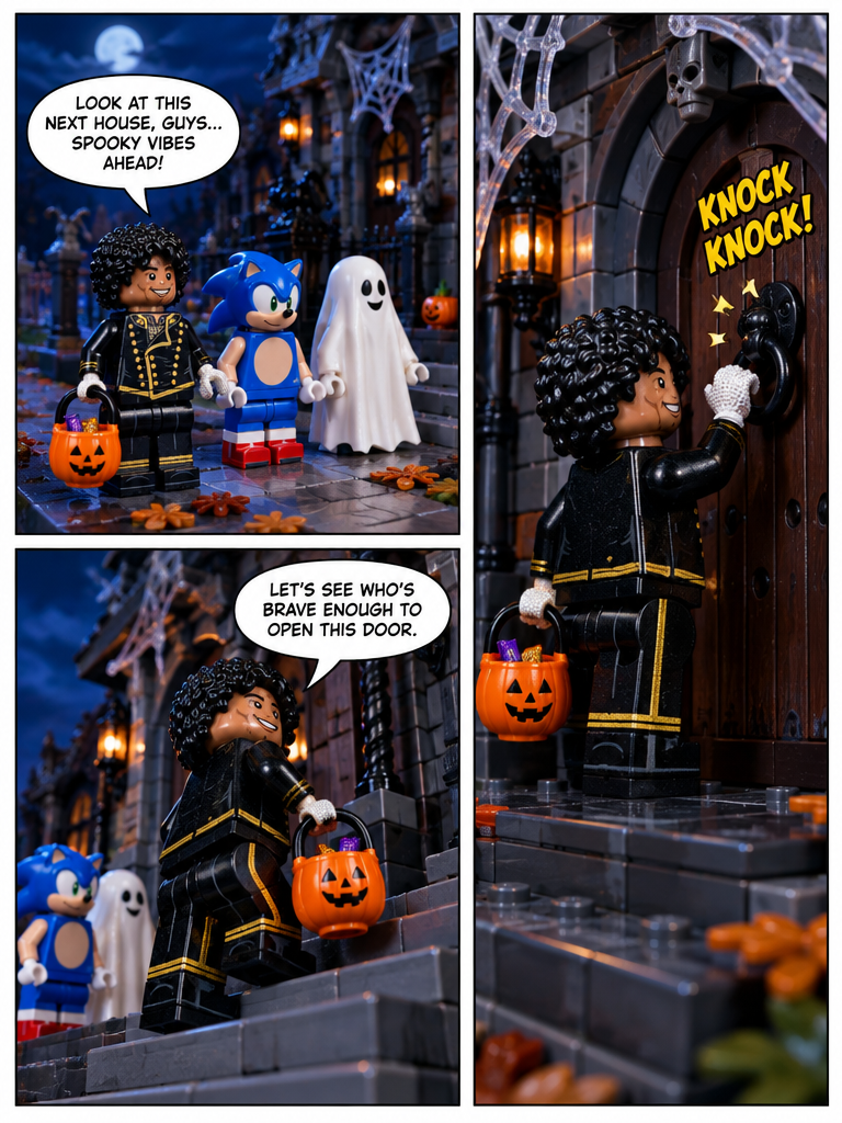 Lego MJ Goes Trick-or-Treating (page 2 of 4)
