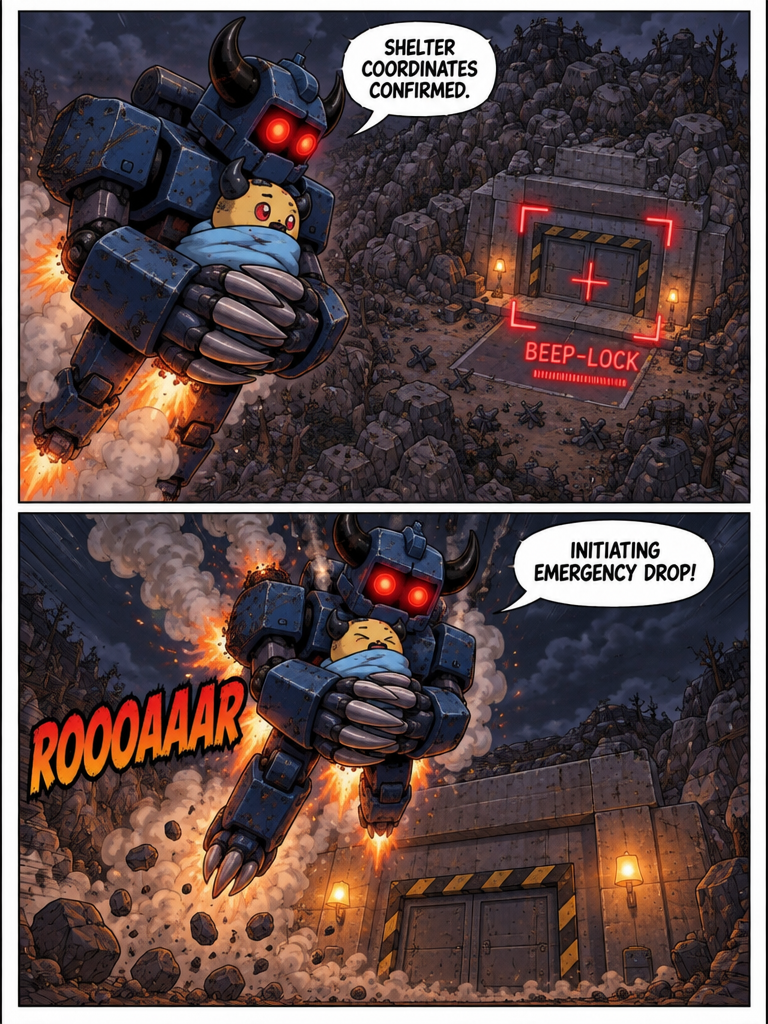 Flight to the Underground Haven (page 2 of 4)