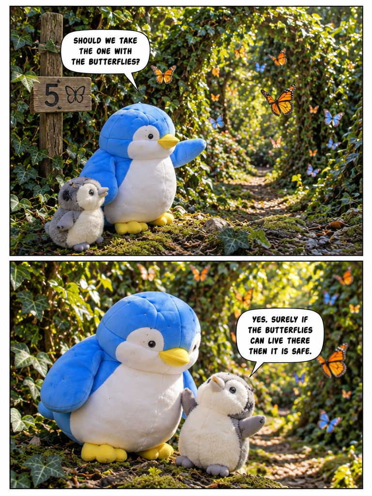 Three Penguin Siblings: The Five Paths (page 2 of 4)