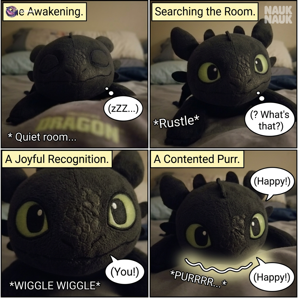 My Toothless says good morning
