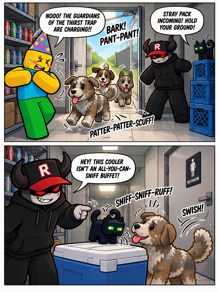 Thirst and Chaos at the Convenience Door (page 2 of 4)