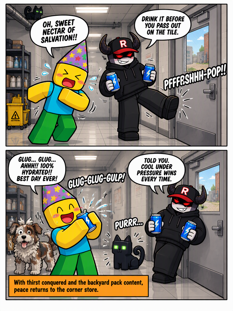 Thirst and Chaos at the Convenience Door (page 4 of 4)