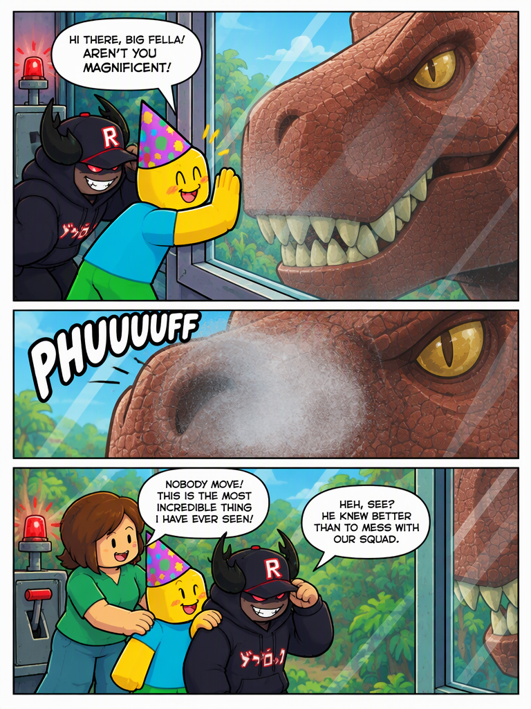 Tremors at the Tyrannosaurus Enclosure (page 3 of 4)