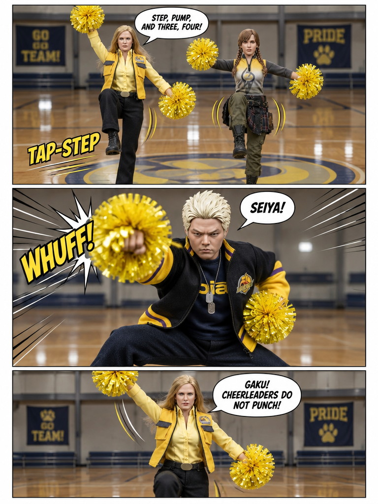 Basketball Court Pom Pom Precision (page 2 of 4)