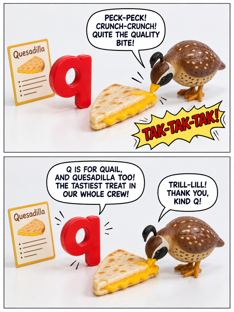 Q is for Quesadilla and Quail (page 3 of 4)