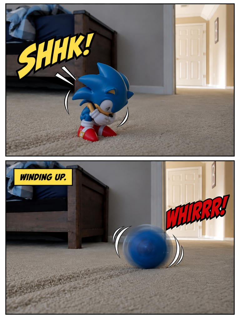 Spin Dash Down the Hall (page 2 of 4)