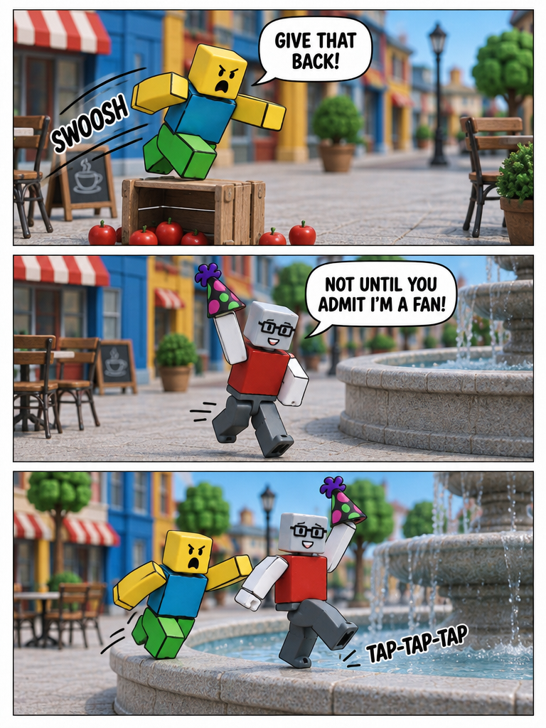 Hat Heist on Plaza Square (page 3 of 4)