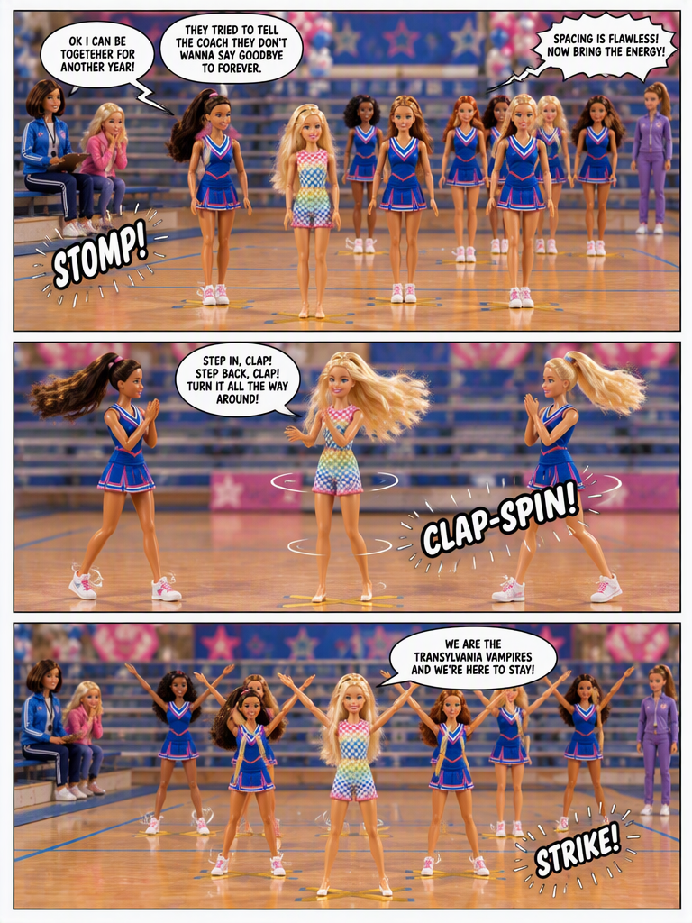 The Transylvania Vampires Cheer Routine (page 3 of 4)