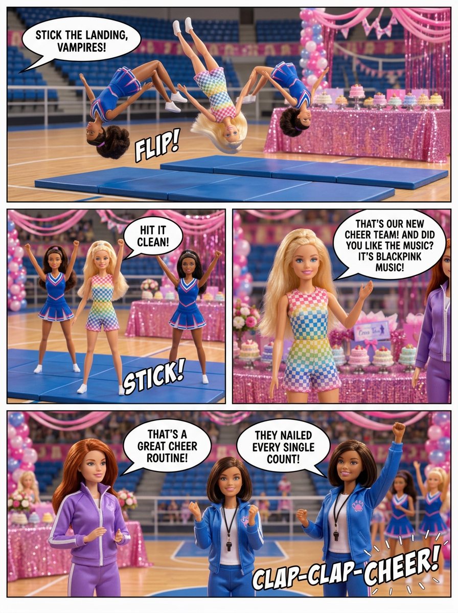 The Transylvania Vampires Cheer Routine (page 4 of 4)