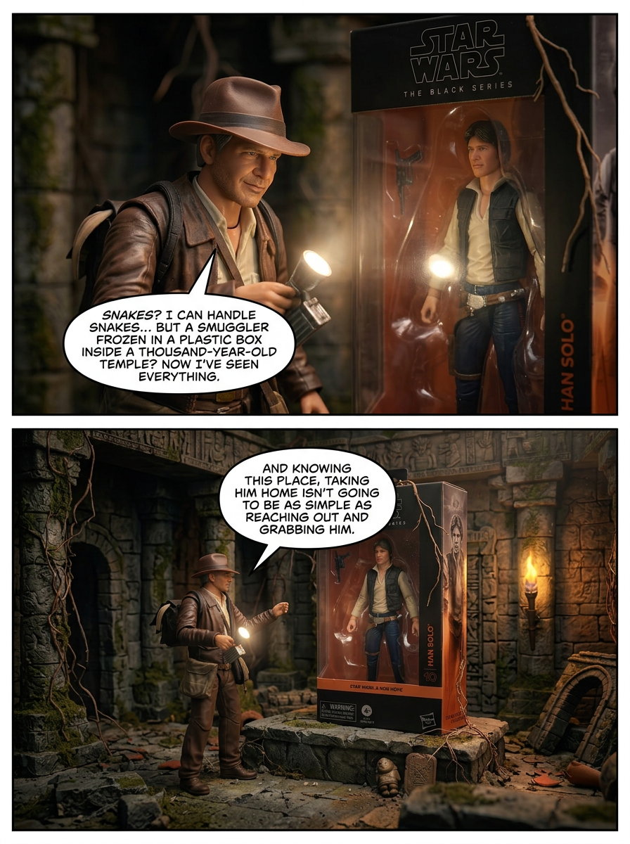 🤠 Indy-Han  Indiana Jones and the Relic of a Star 💬 Comic Story part 1 (page 4 of 8)