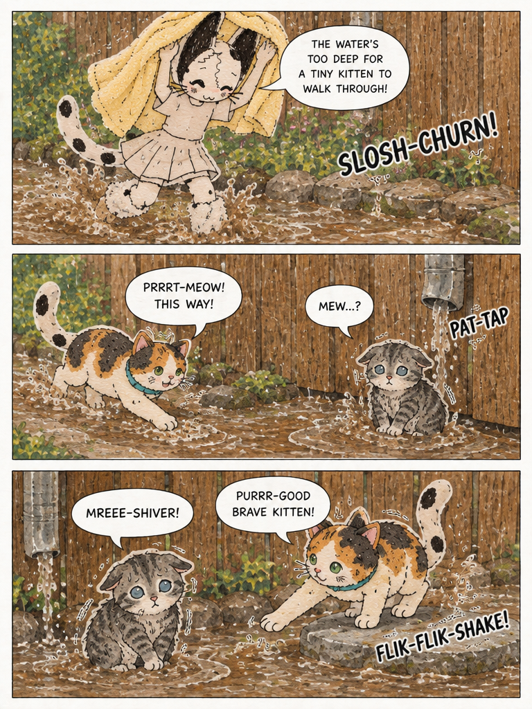 A Blanket for Three in the Rain (page 2 of 4)