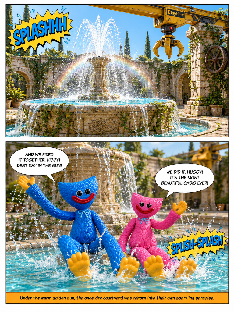 The Sunlit Plaza Fountain (page 4 of 4)