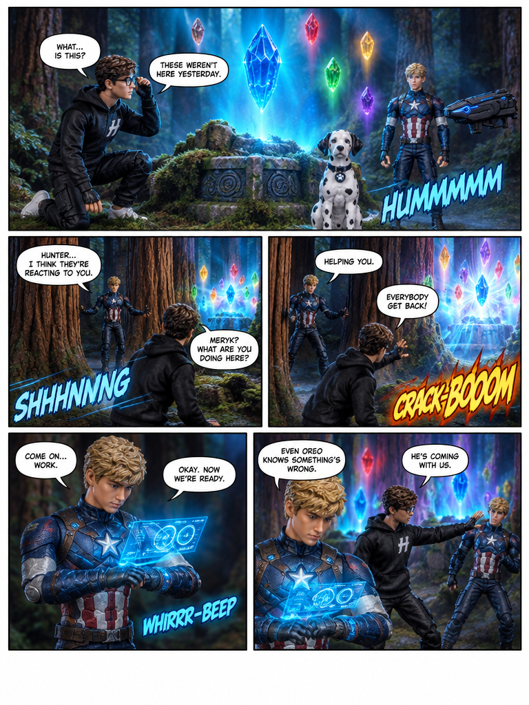 Hunter and the Crystals: Fallen World (page 1 of 4)