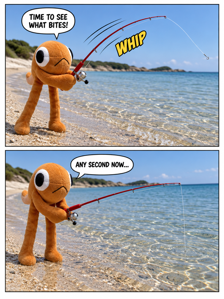 Steve the Fish Goes Fishing (page 2 of 4)