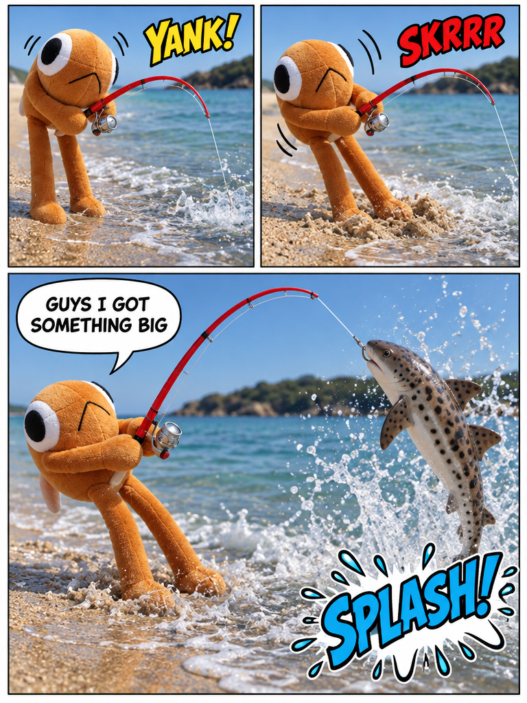 Steve the Fish Goes Fishing (page 3 of 4)