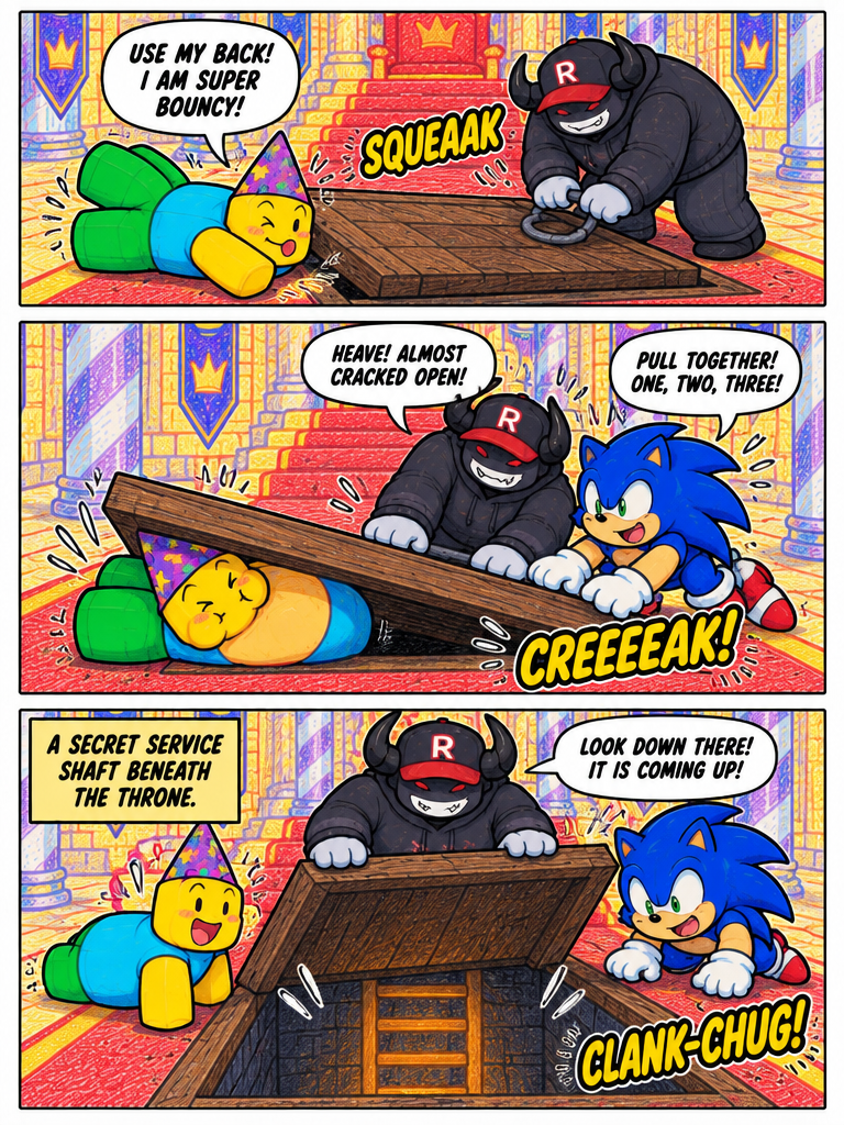 The Royal Dumbwaiter Delivery (page 2 of 4)