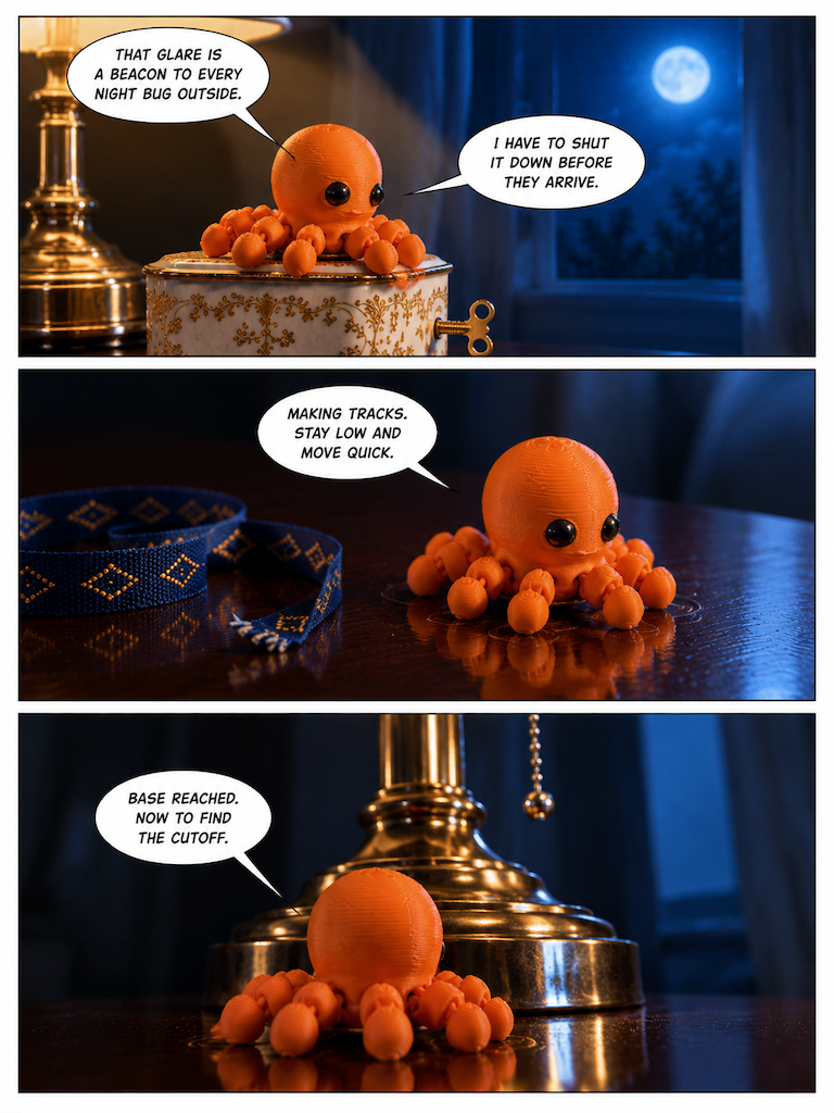 A Silver Flutter in the Moonlight (page 5 of 8)