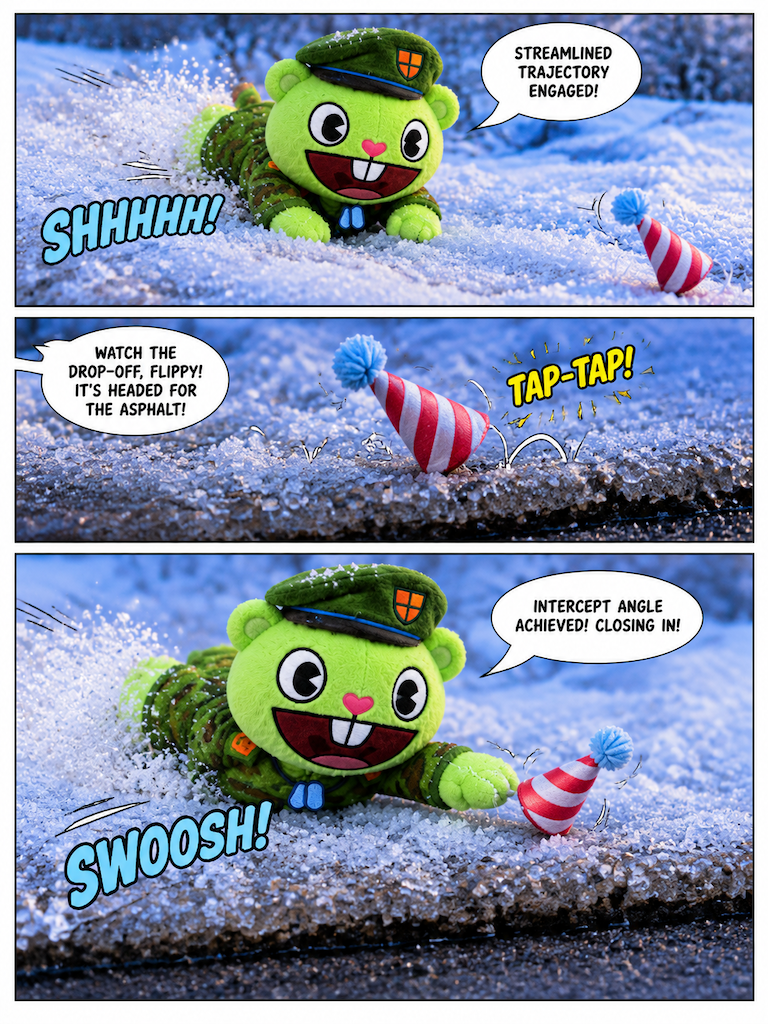 Flippy's Frosty Birthday Mission (page 2 of 4)