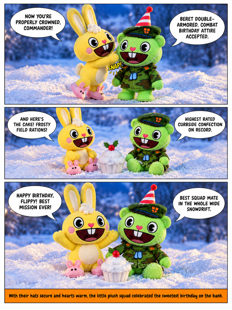 Flippy's Frosty Birthday Mission (page 4 of 4)