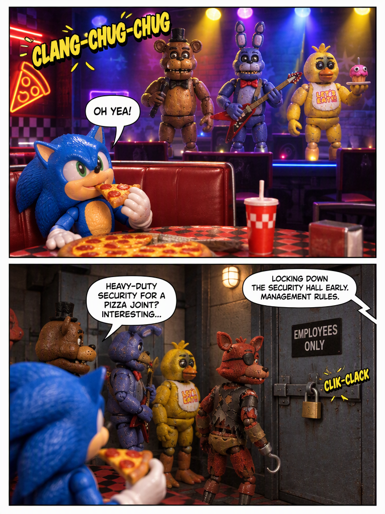 sonic and FNAF part 1 (page 2 of 4)