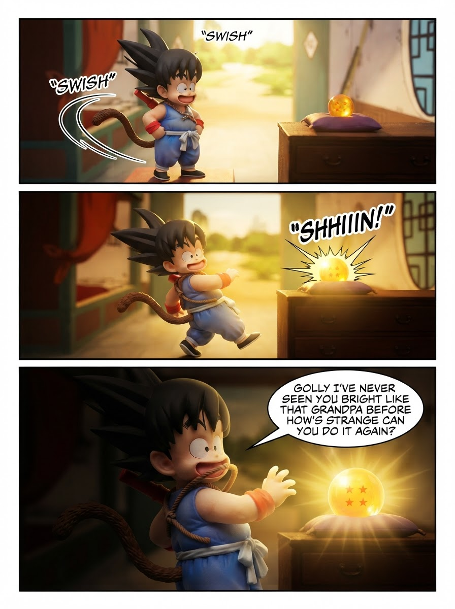 Dragon Ball Chapter 1  “The Emperor Pilaf Saga.” (page 2 of 4)