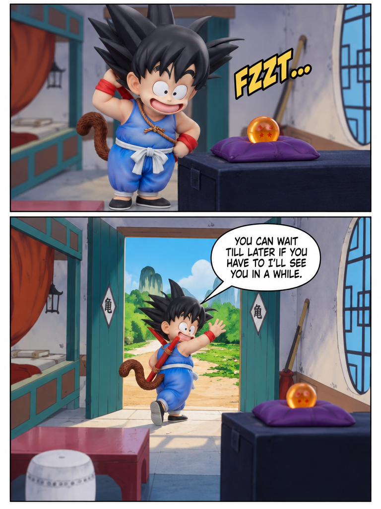 Dragon Ball Chapter 1  “The Emperor Pilaf Saga.” (page 3 of 4)