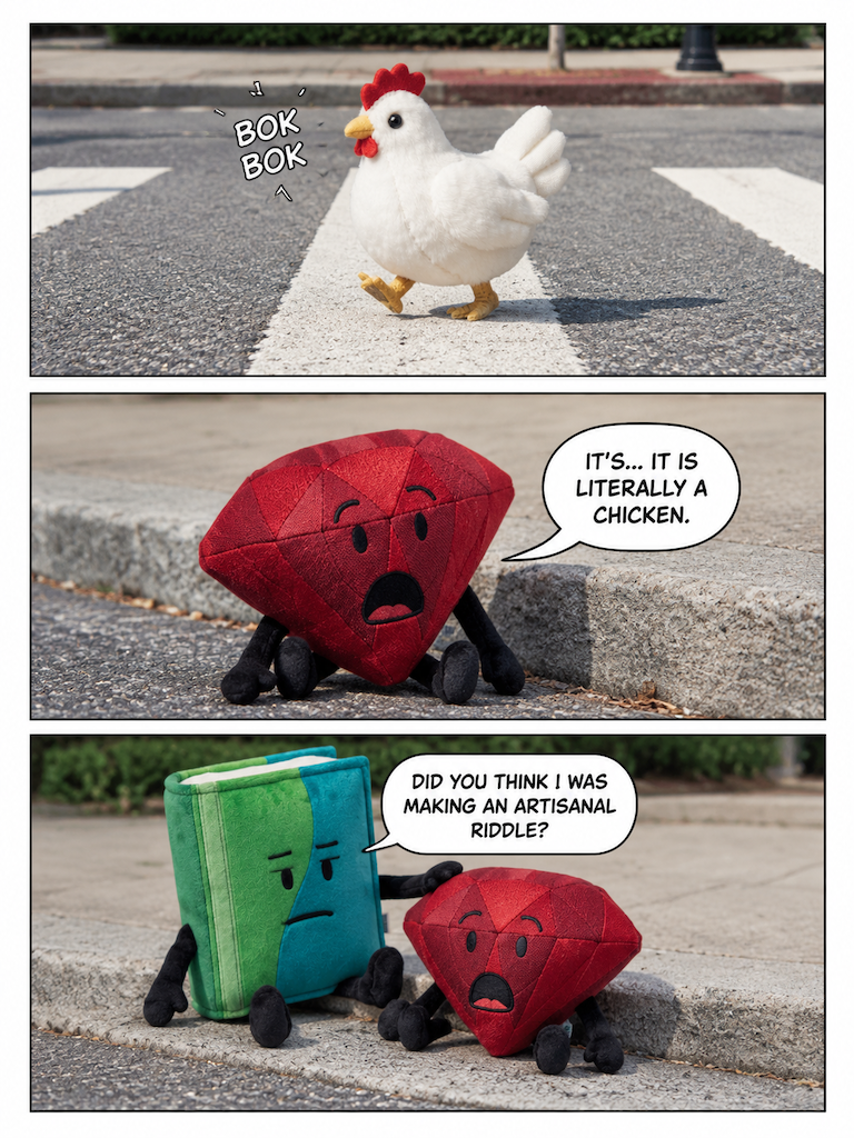 Why does a Chicken Cross the Road? (page 3 of 4)