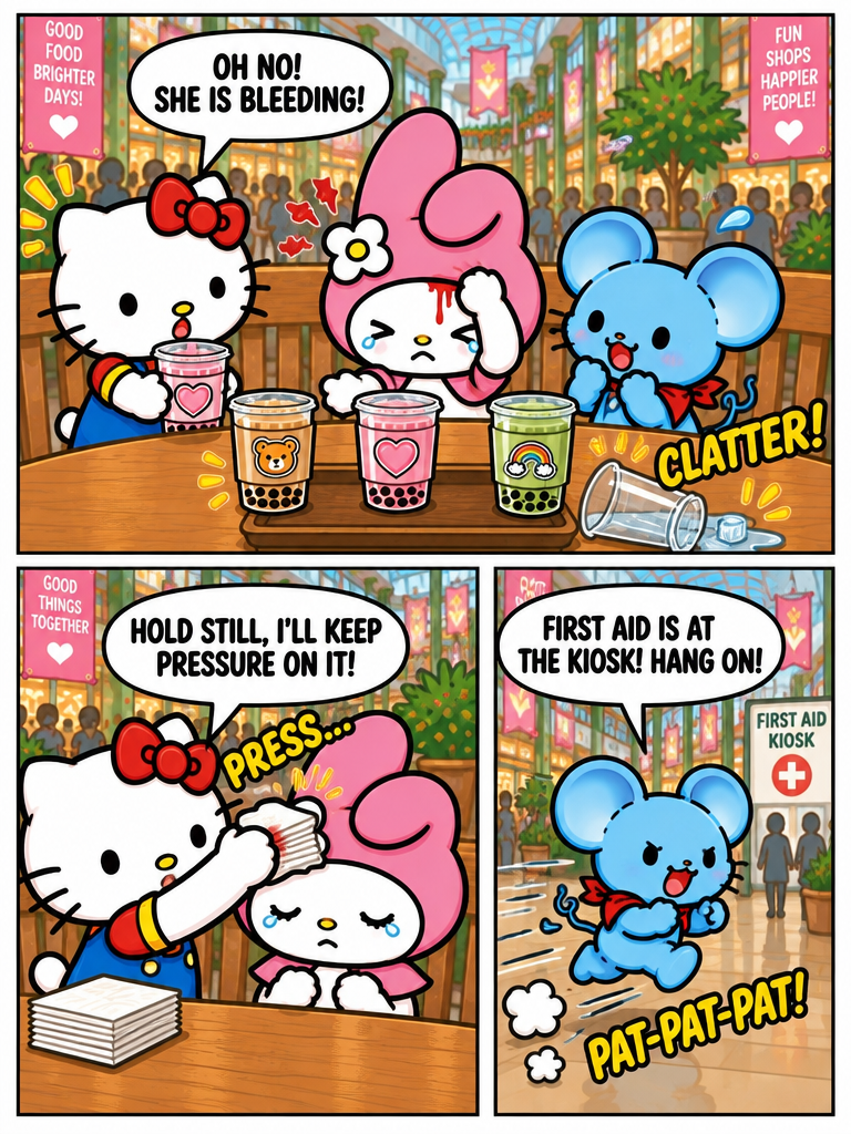 A Sudden Bump at the Food Court (page 2 of 4)
