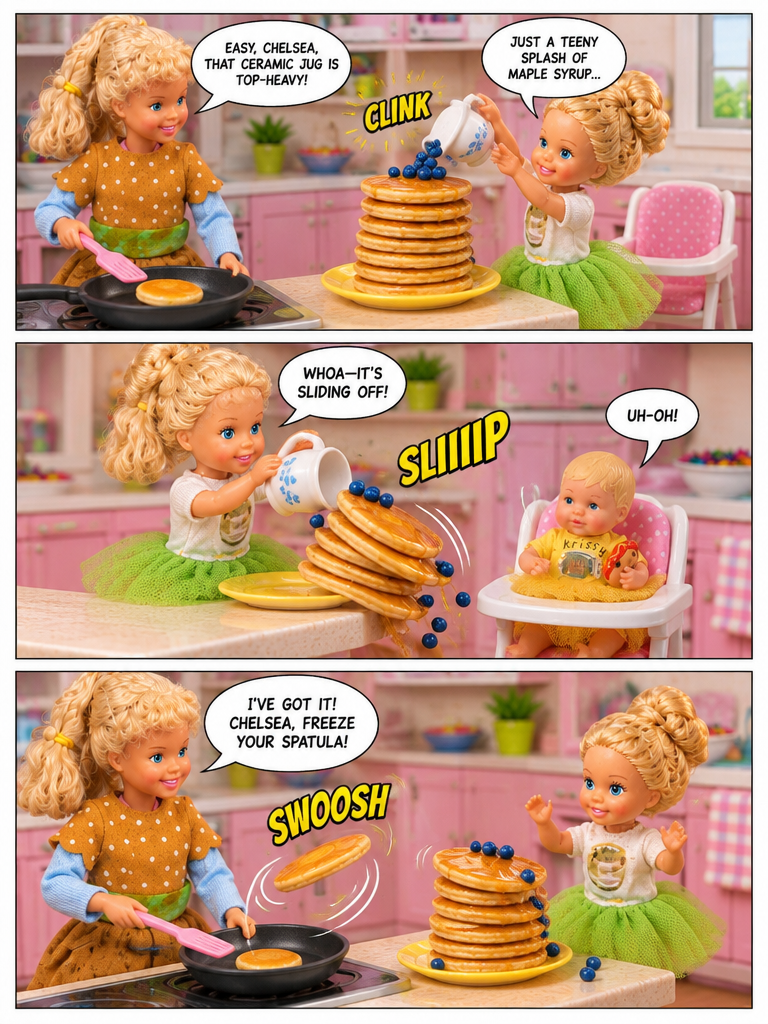 Sunday Morning Flapjack Teamwork (page 2 of 4)