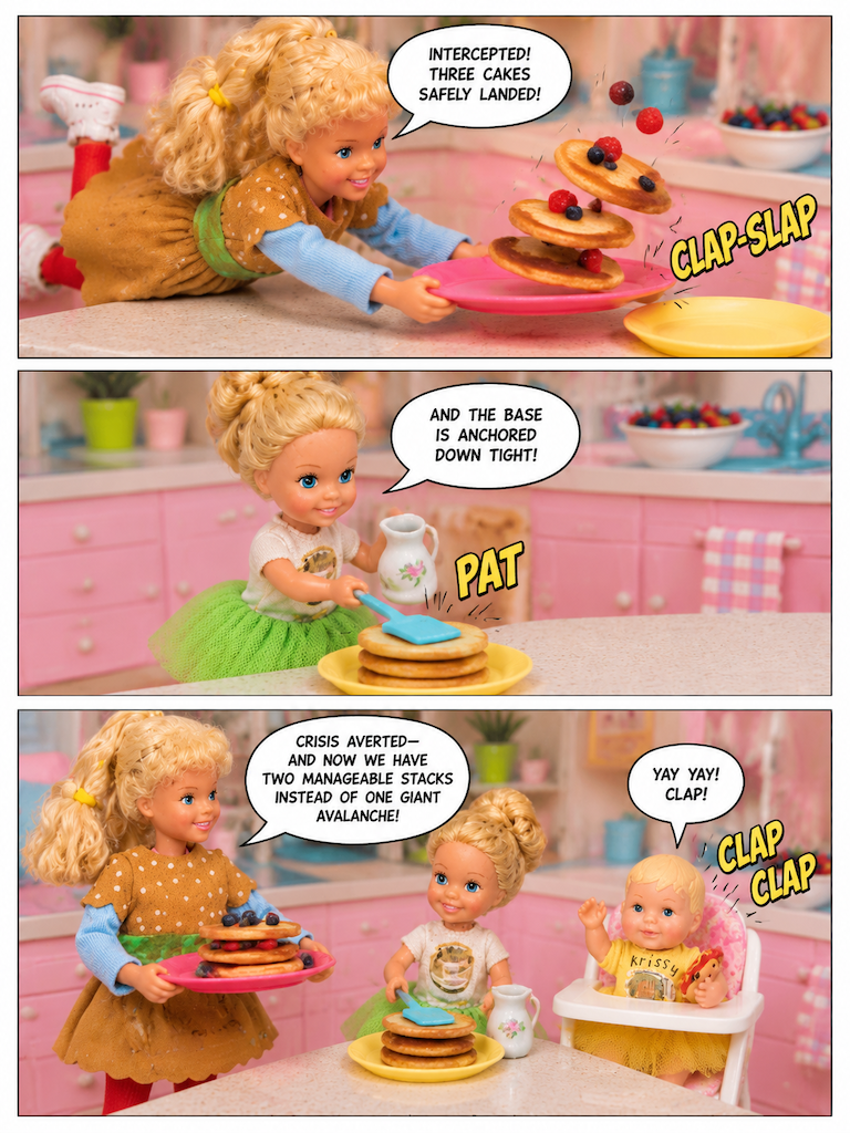 Sunday Morning Flapjack Teamwork (page 3 of 4)