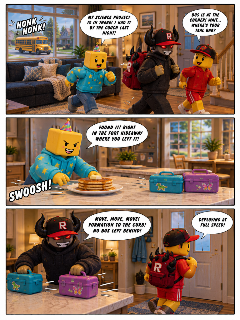 Fifth Grade Morning Rush (page 2 of 4)
