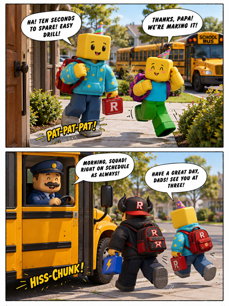 Fifth Grade Morning Rush (page 3 of 4)