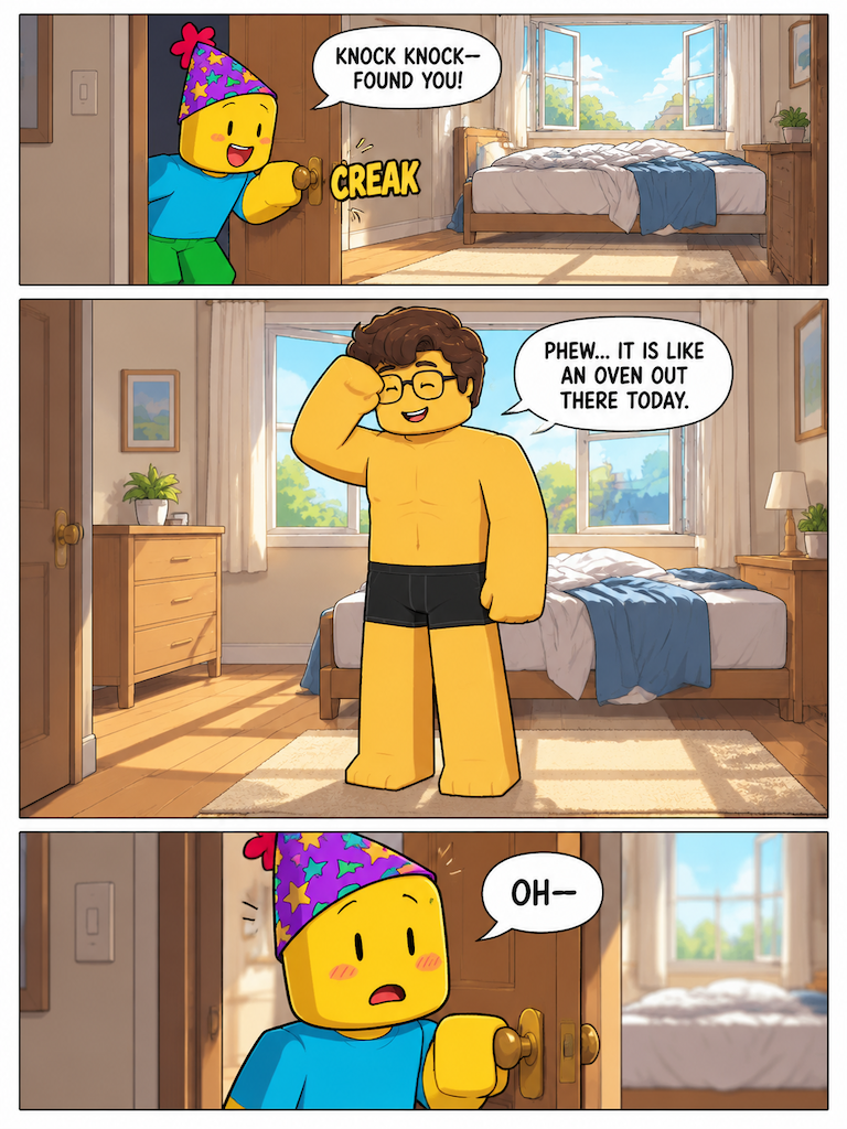 A Flustered Summer Morning (page 2 of 4)