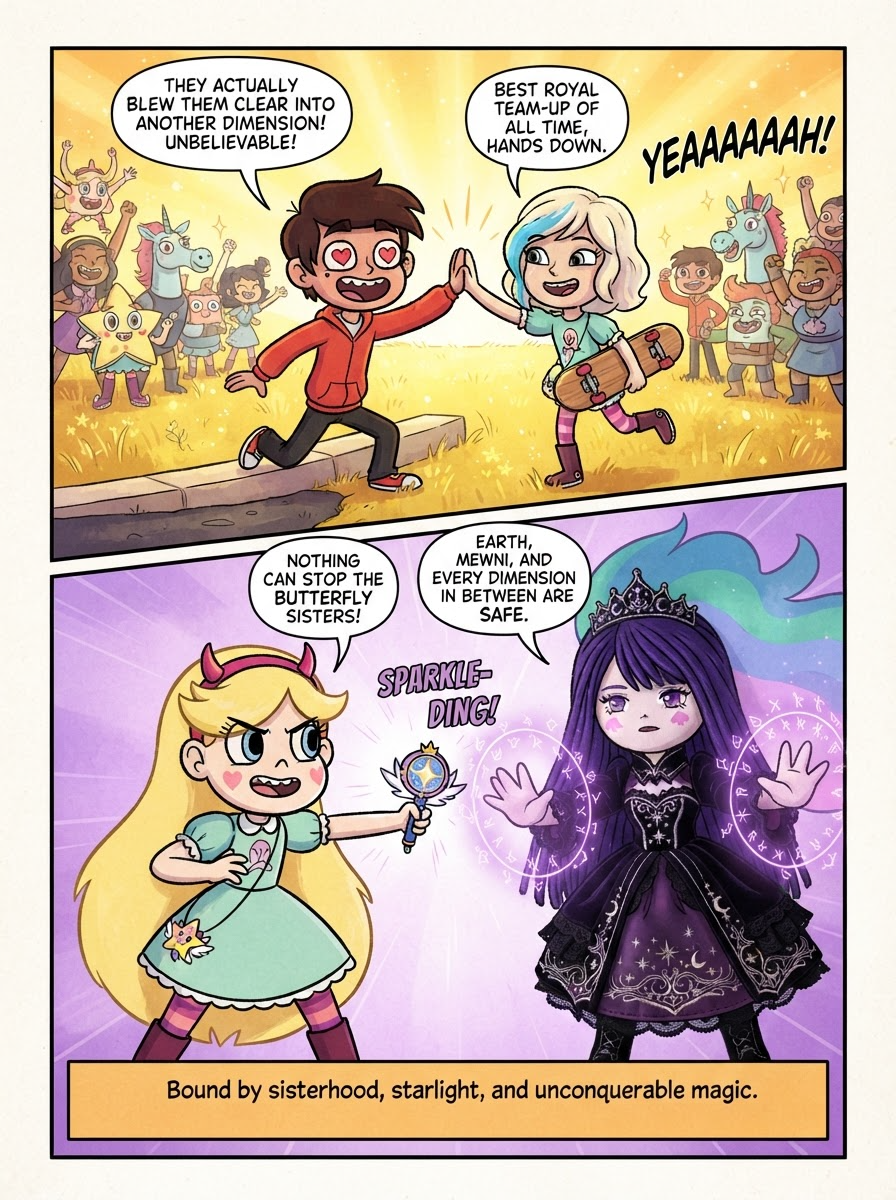 Star vs. the Forces of Evil: The Twin Daughters of Eclipsa Butterfly (page 4 of 4)