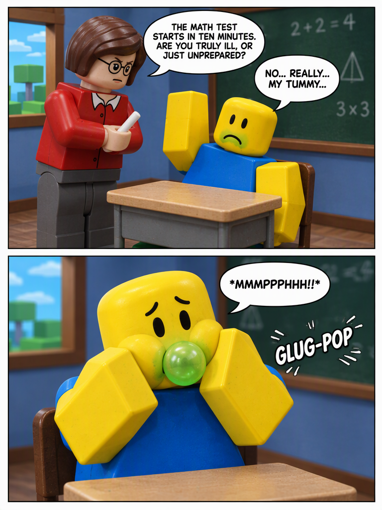 Sent to School Sick (page 2 of 16)