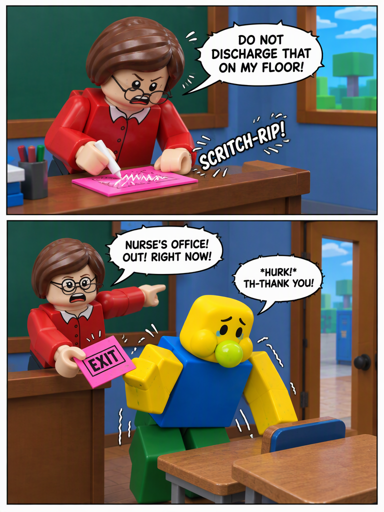 Sent to School Sick (page 3 of 16)