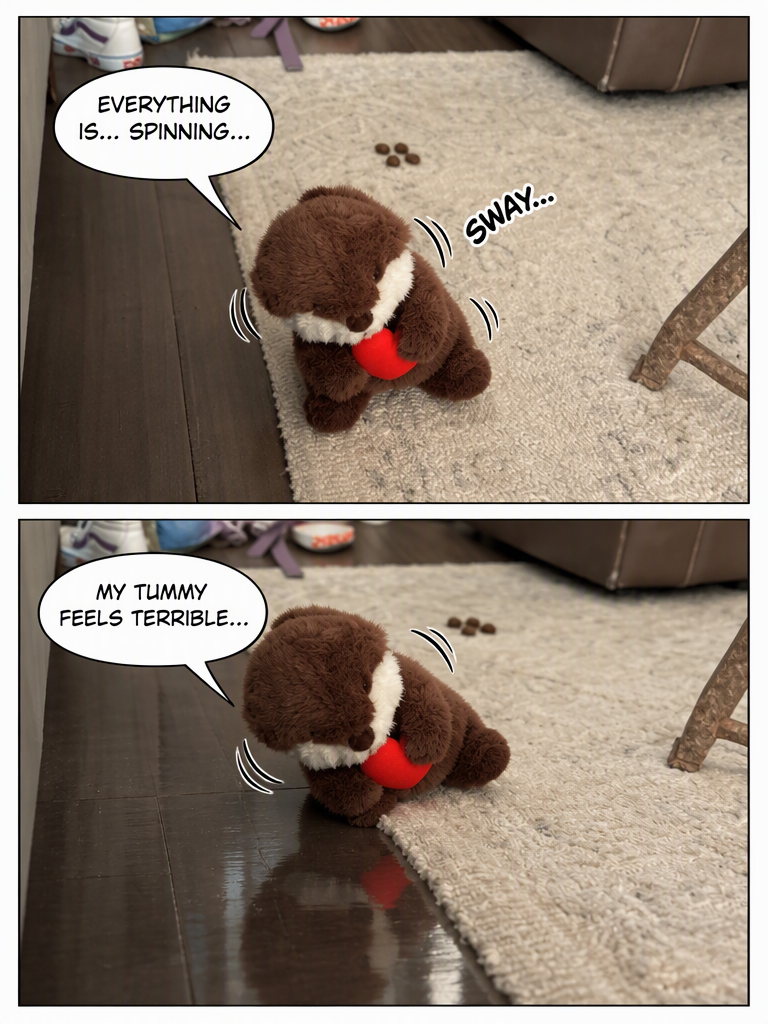 Tummy Trouble on the Rug (page 2 of 4)