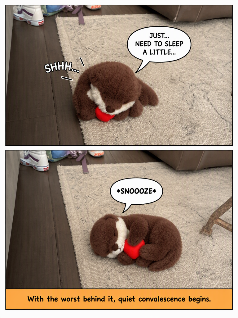 Tummy Trouble on the Rug (page 4 of 4)