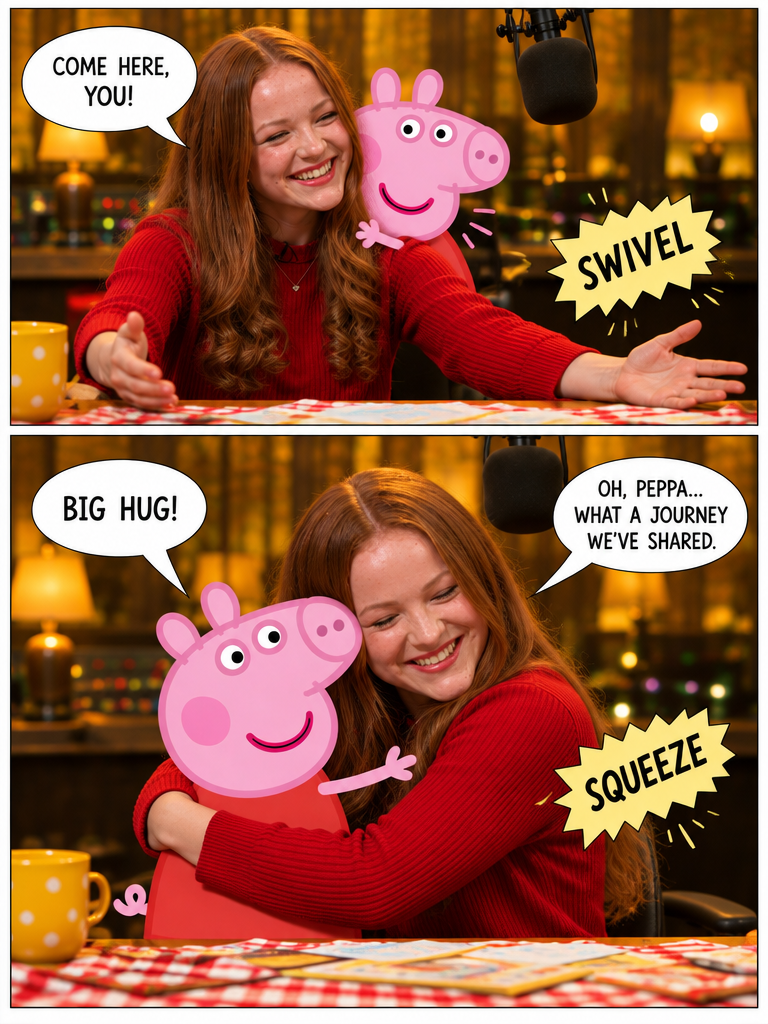 A Heartfelt Hug Behind the Mic (page 3 of 4)