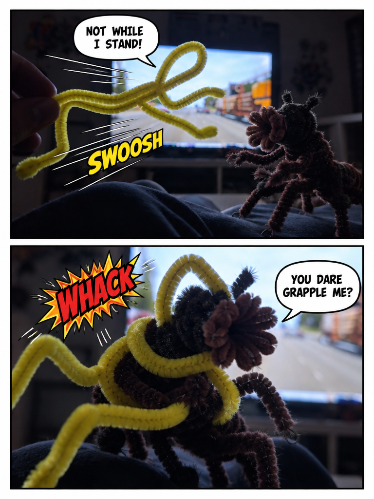 Clash of the Pipe Cleaner Fiends (page 2 of 4)