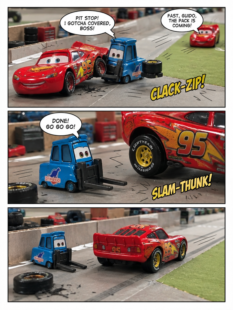 Blown Tire on the Front Stretch (page 3 of 4)